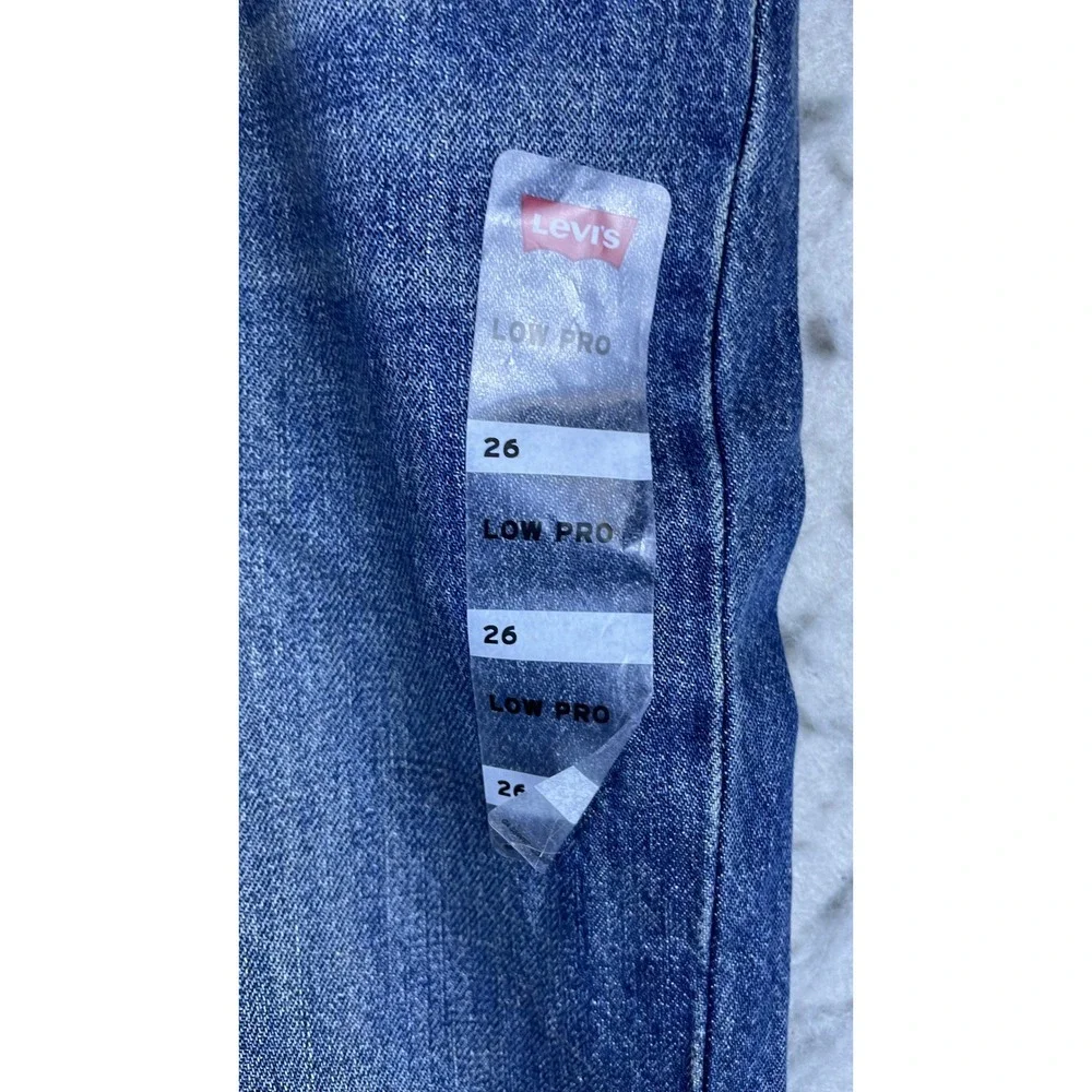 Levi's Low Pro Jeans Men 26 Blue New Straight Leg Mid Rise Relaxed Fit